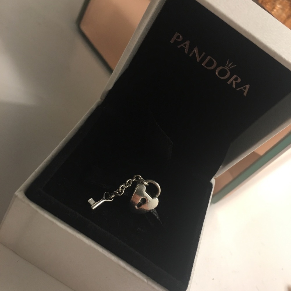 Pandora Key to my heart sterling silver charm